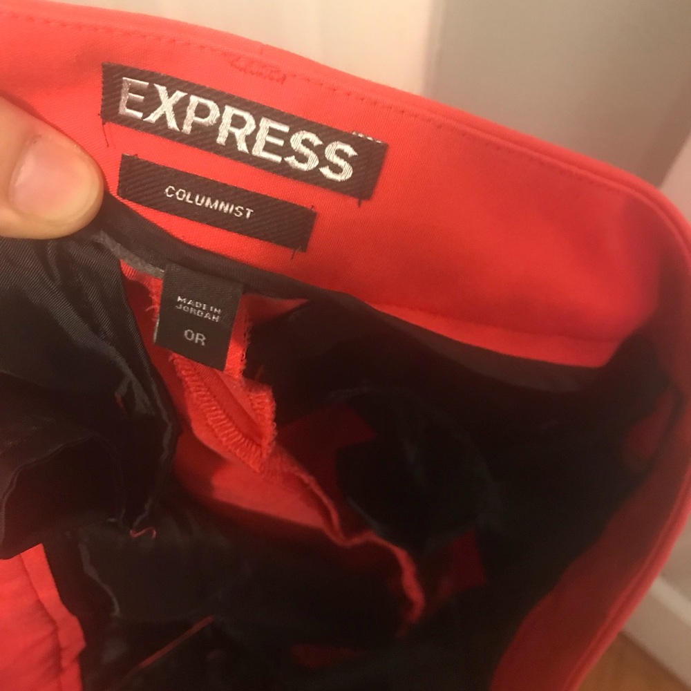 Coral color express pants